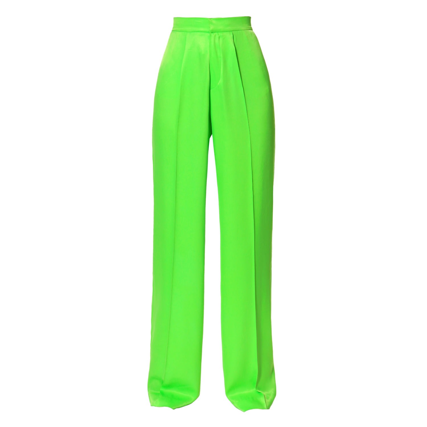 Aggi By Halewski Women's Jessie Satin Green Flash Pants In Green