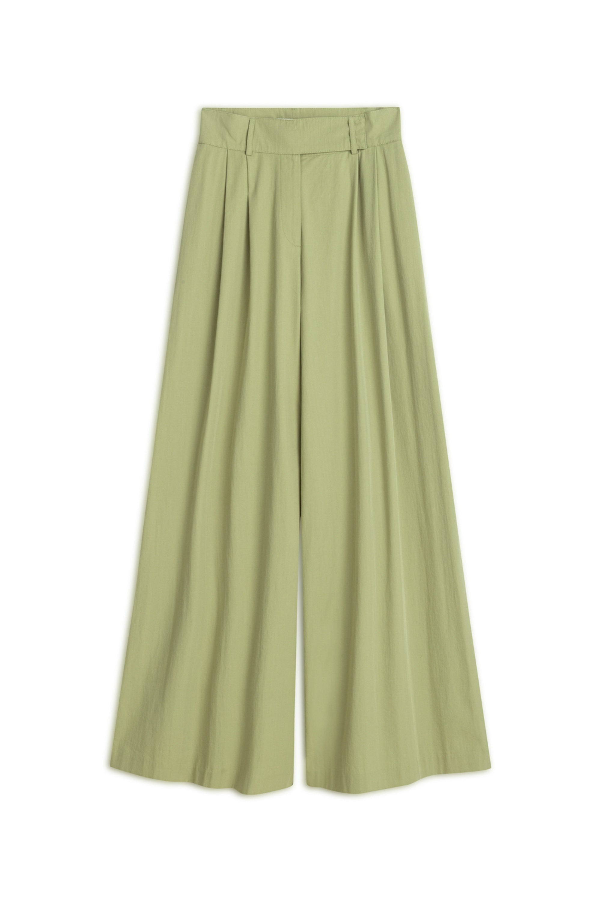 Nocturne Women's Neutrals Double Pleated Pants-khaki