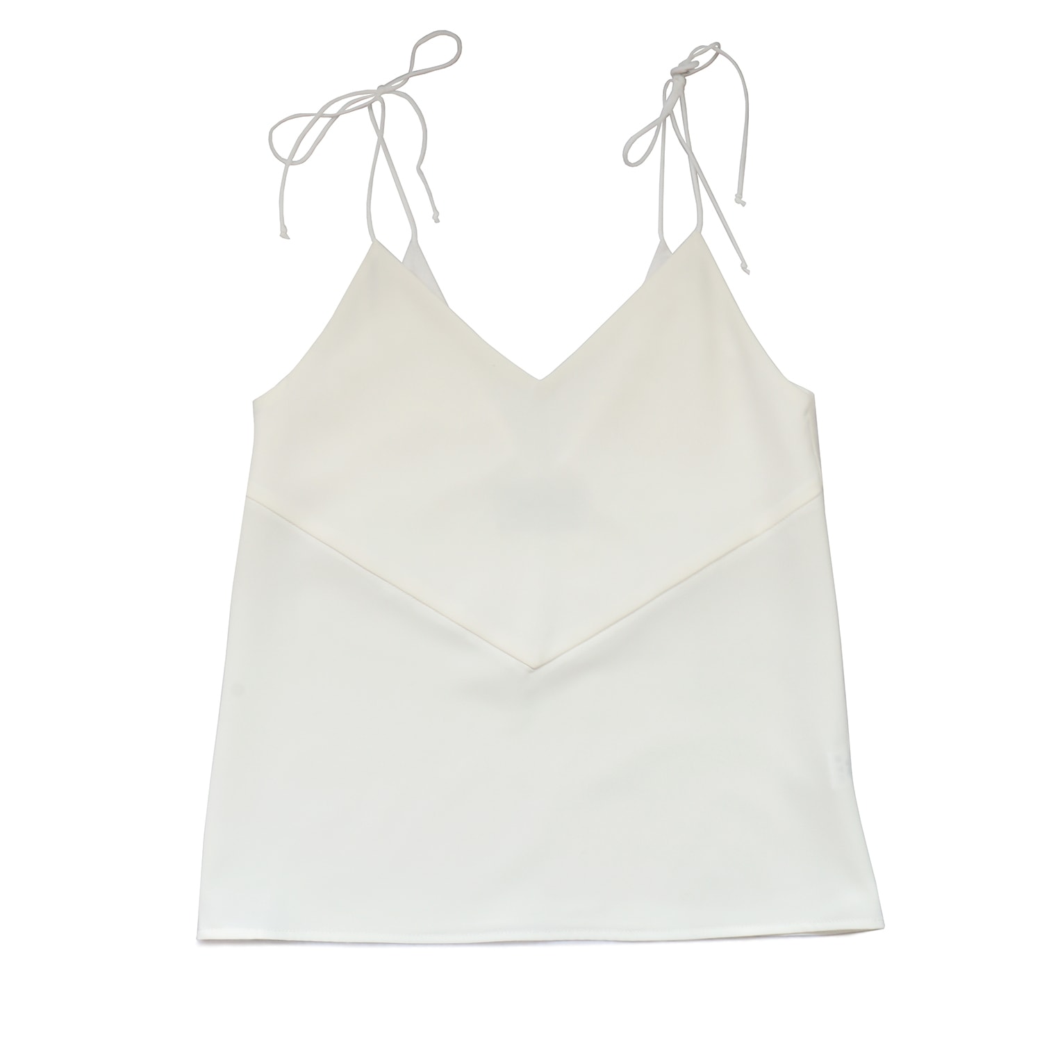 2kstyle Women's Acne V-cut Spaghetti Straps Camisole - White In White