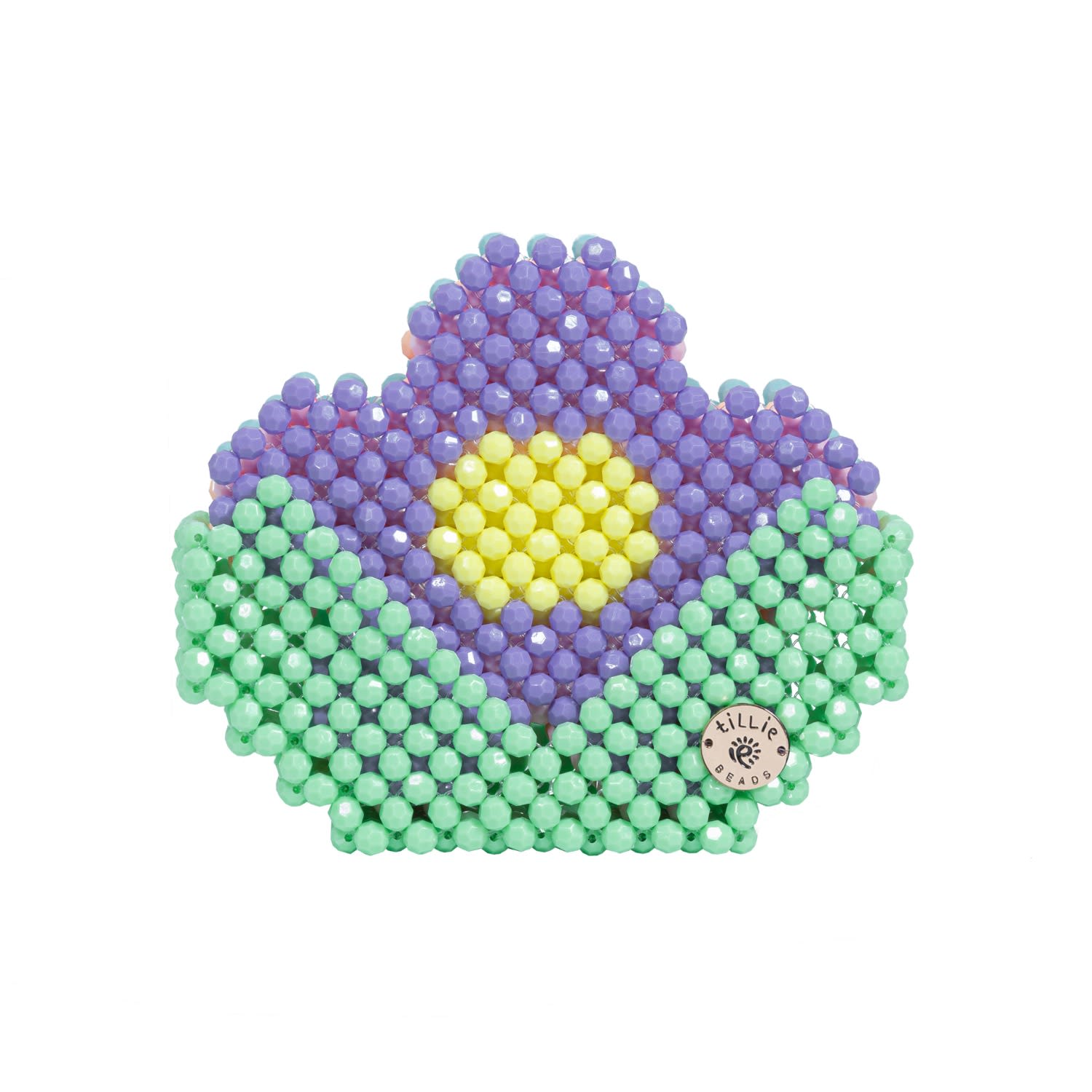 Tillie Beads Daisy Delight Pastel Bead Coaster Set
