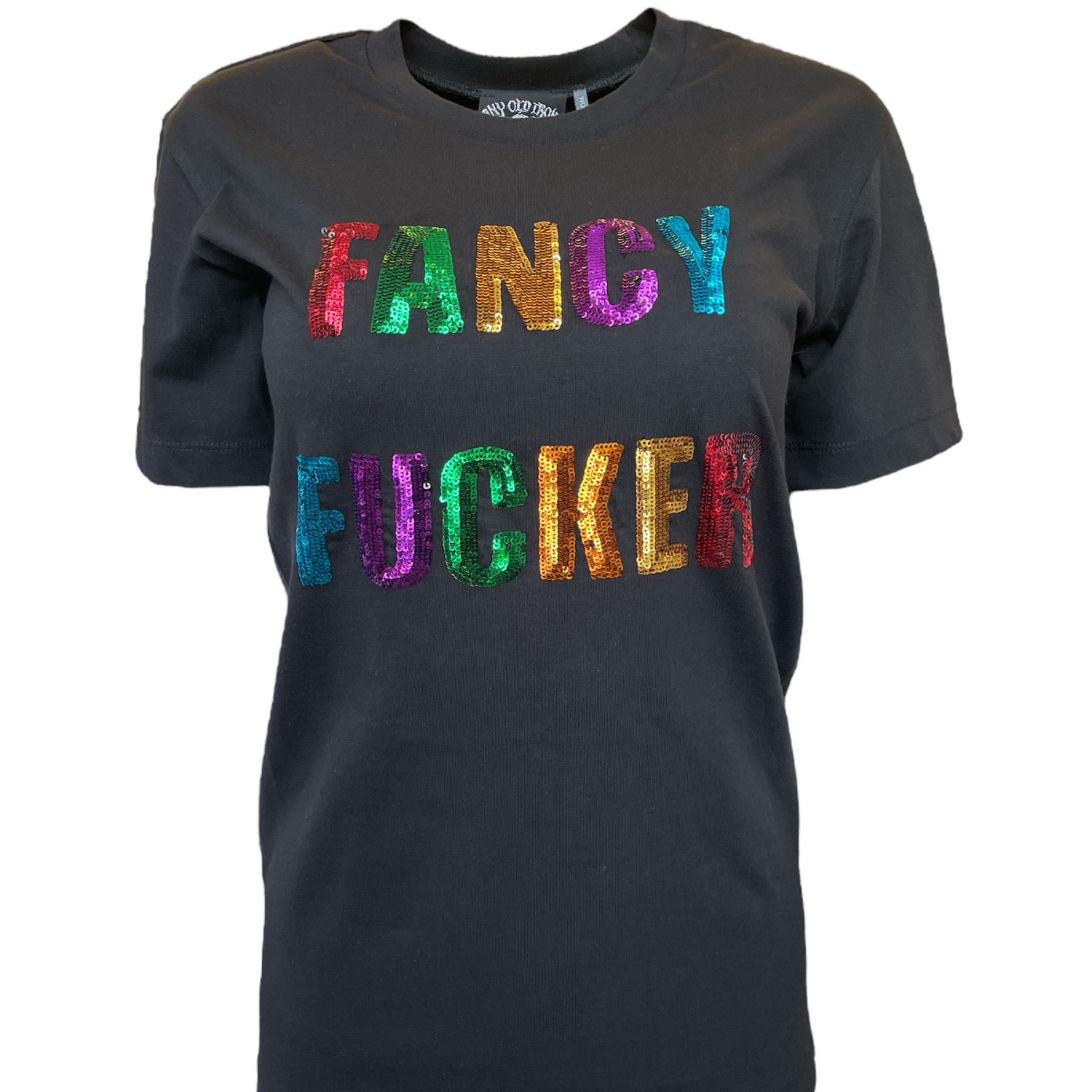 Any Old Iron Women's  Fancy Fucker T-shirt In Gray