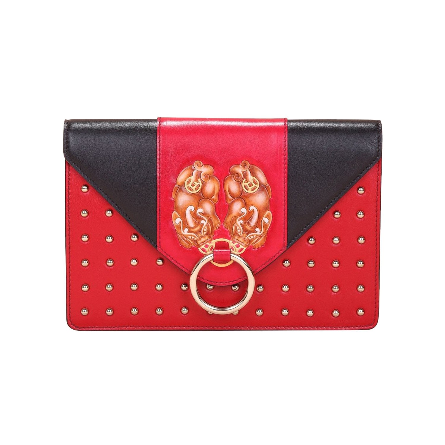 Women’s Px Crossbody Clutch Leather Bag Red Bellorita