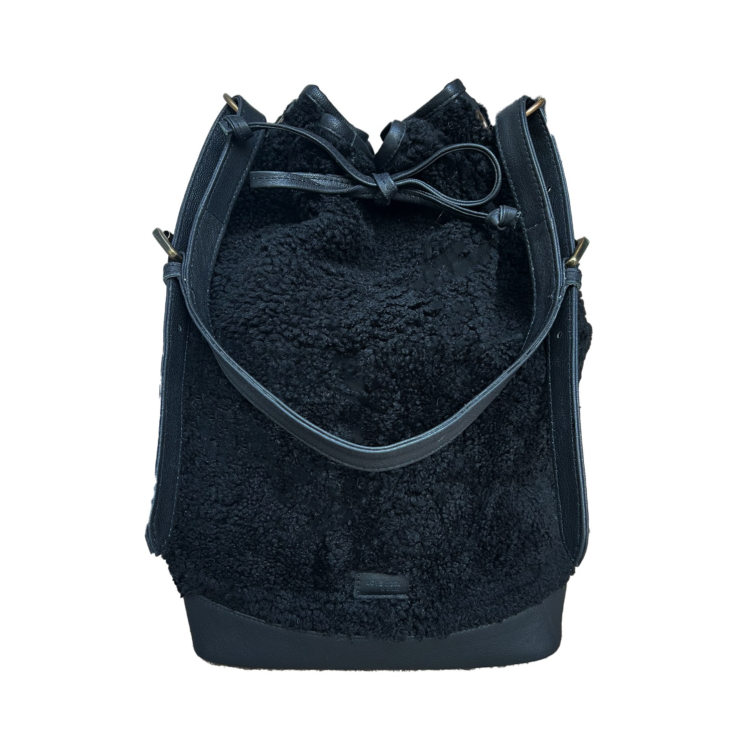 Women’s Luna Bucket Bag, Black One Size Tirillm