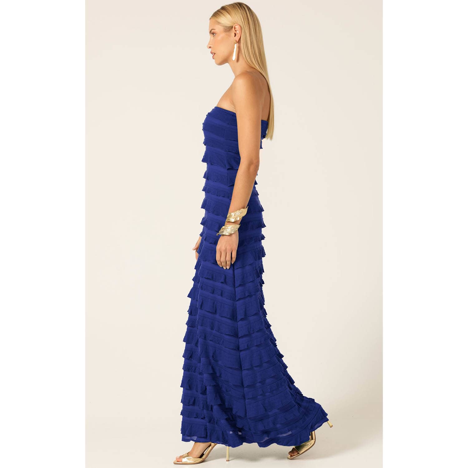 Maddison Dress In Sapphire | SACHA DRAKE | Wolf & Badger