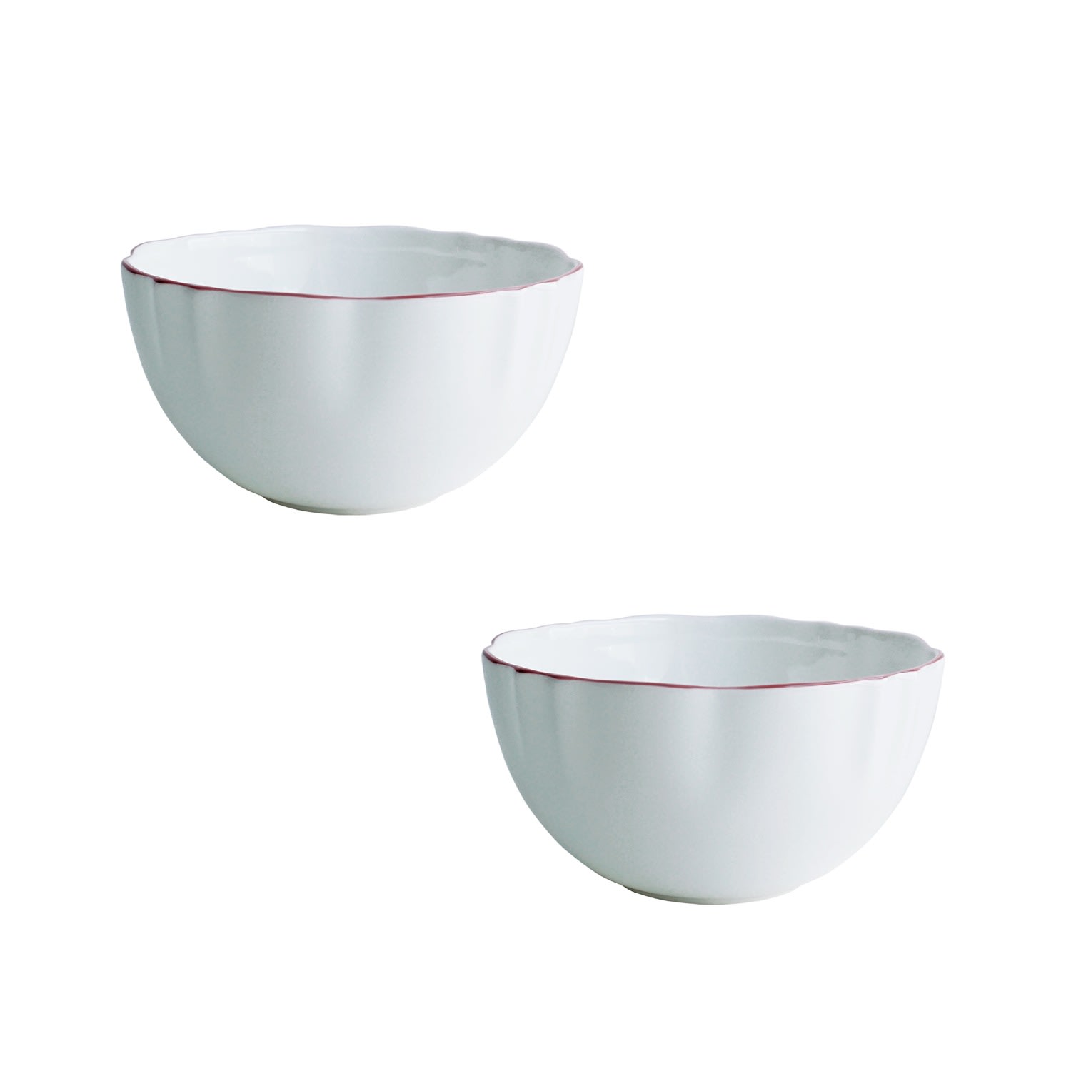 Amelie - Roseate - Set Of Two Fruit & Nut Bowls Twig New York