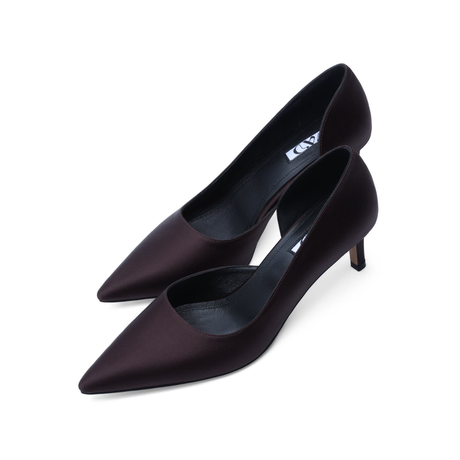 Mad Shoes Women's Brown Mad About Dark Chocolate Satin In Brown