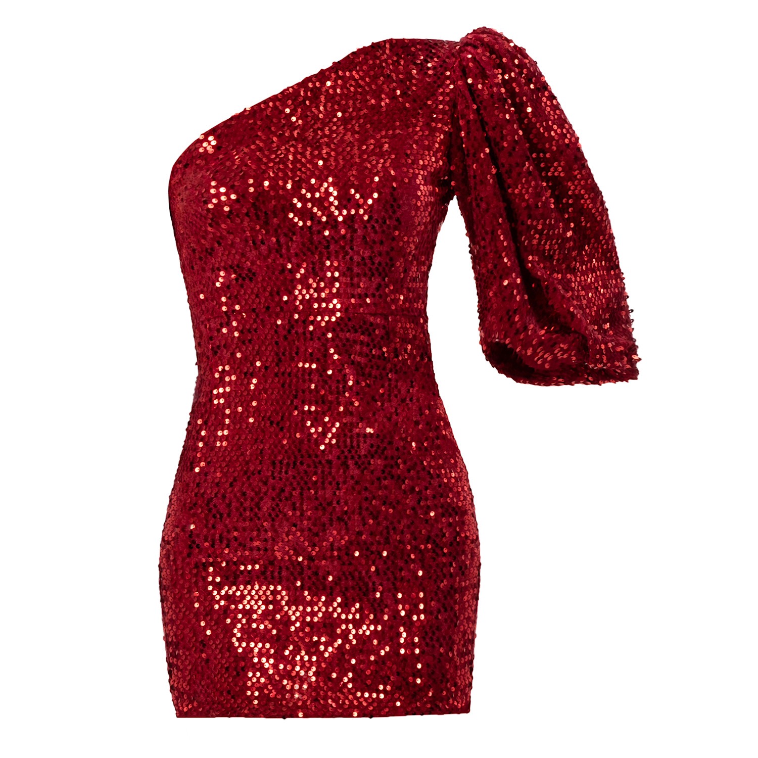 Women’s Roselenda Christmas Mini Squin Velvet Red Dress Medium Selen Jewels