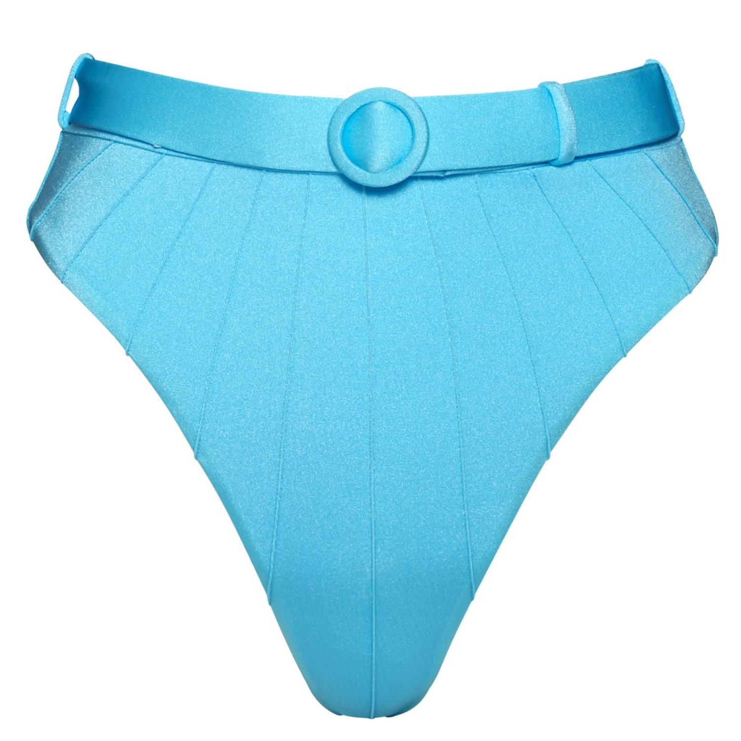 Women’s Baby Blue Coquillage High Waist Bikini Bottom Small Noire Swimwear