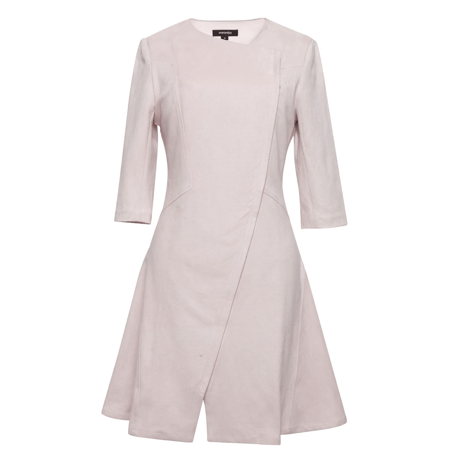 Women’s Neutrals Fit-And-Flare Perfecto Dress - Cream Small Smart and Joy