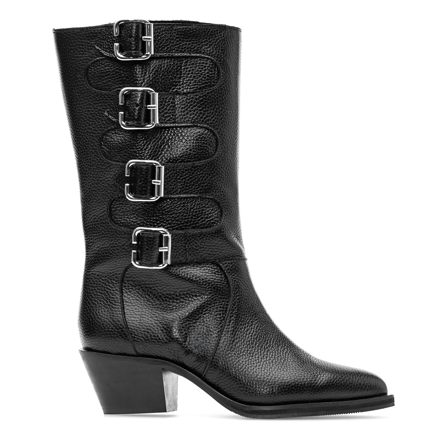 Women’s Bondage Black Boots 2 Uk Moja