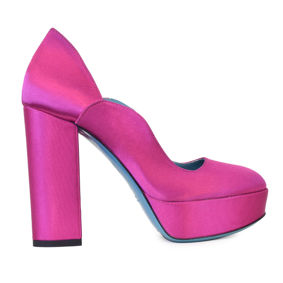 Women’s Pink / Purple Minimal Pltfrm Pump Fuxia Raso 6 Uk Valentina Rangoni