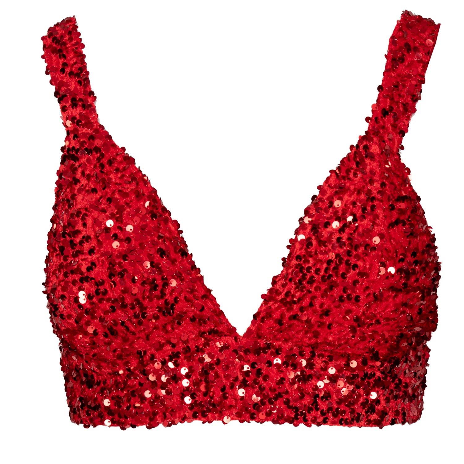 Ofuure Women's Red Liza Bra Top In Ruby In Red