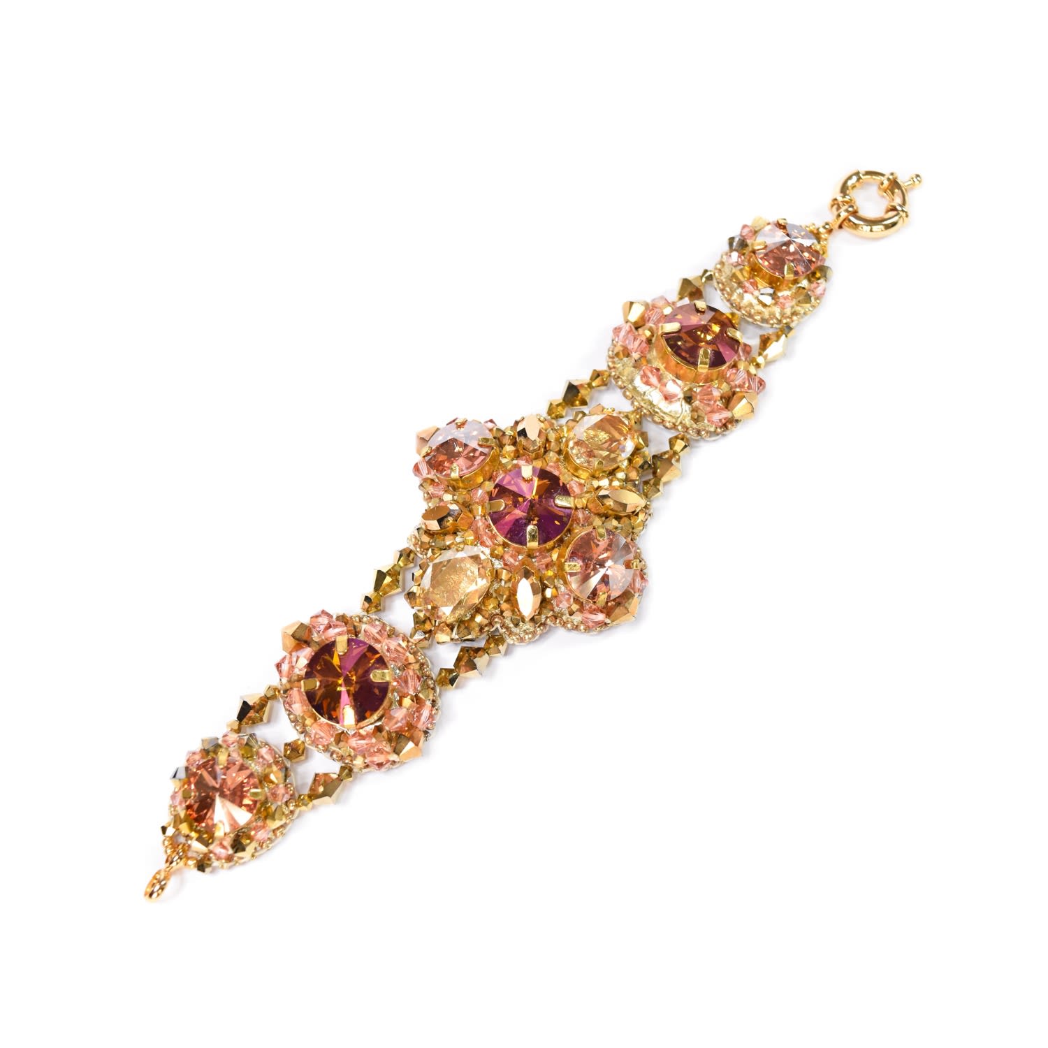 Women’s Christine Bracelet Rose Gold Rose Pink Elevée Jewels