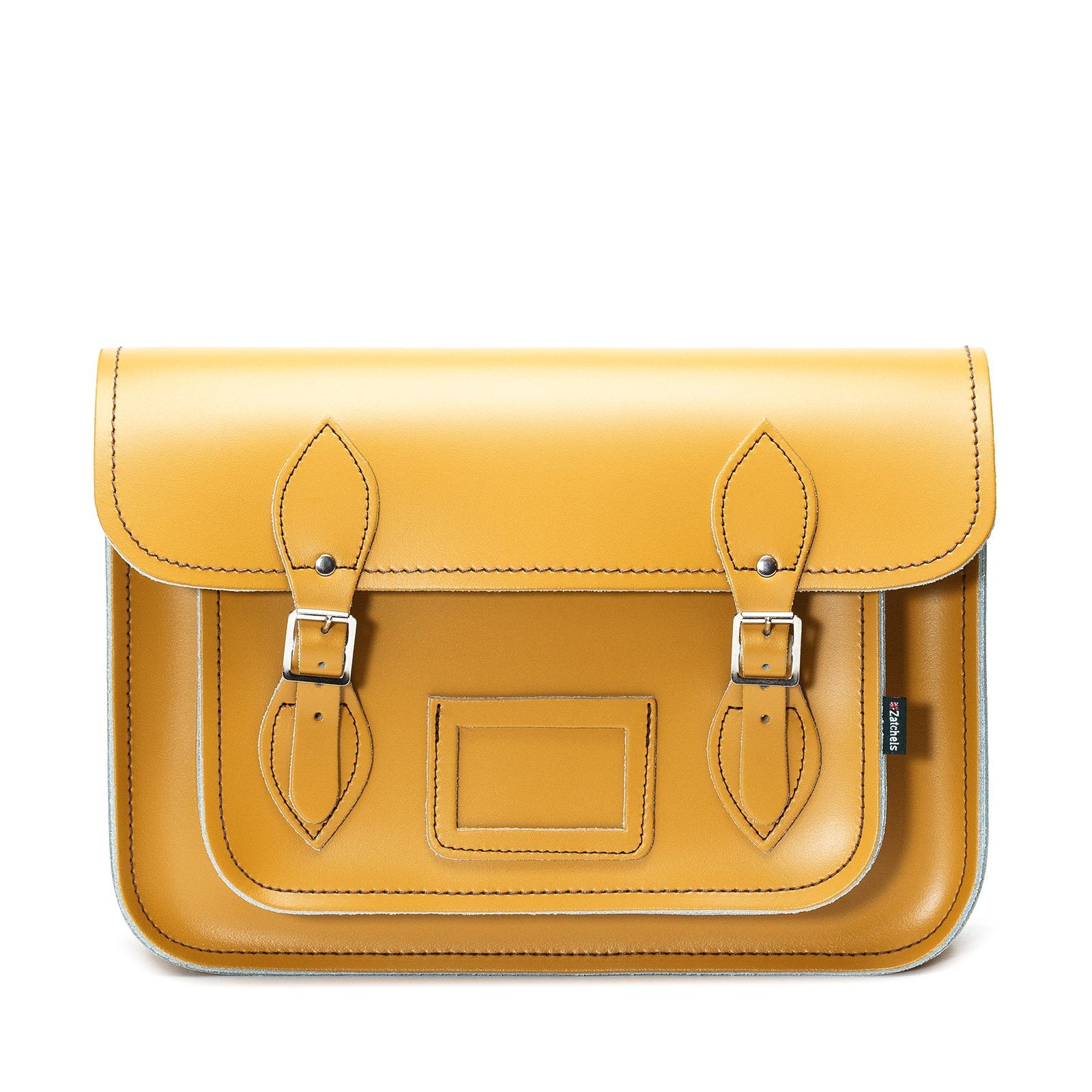 Zatchels Women's Yellow / Orange Handmade Leather Satchel - Yellow Ochre In Yellow/orange