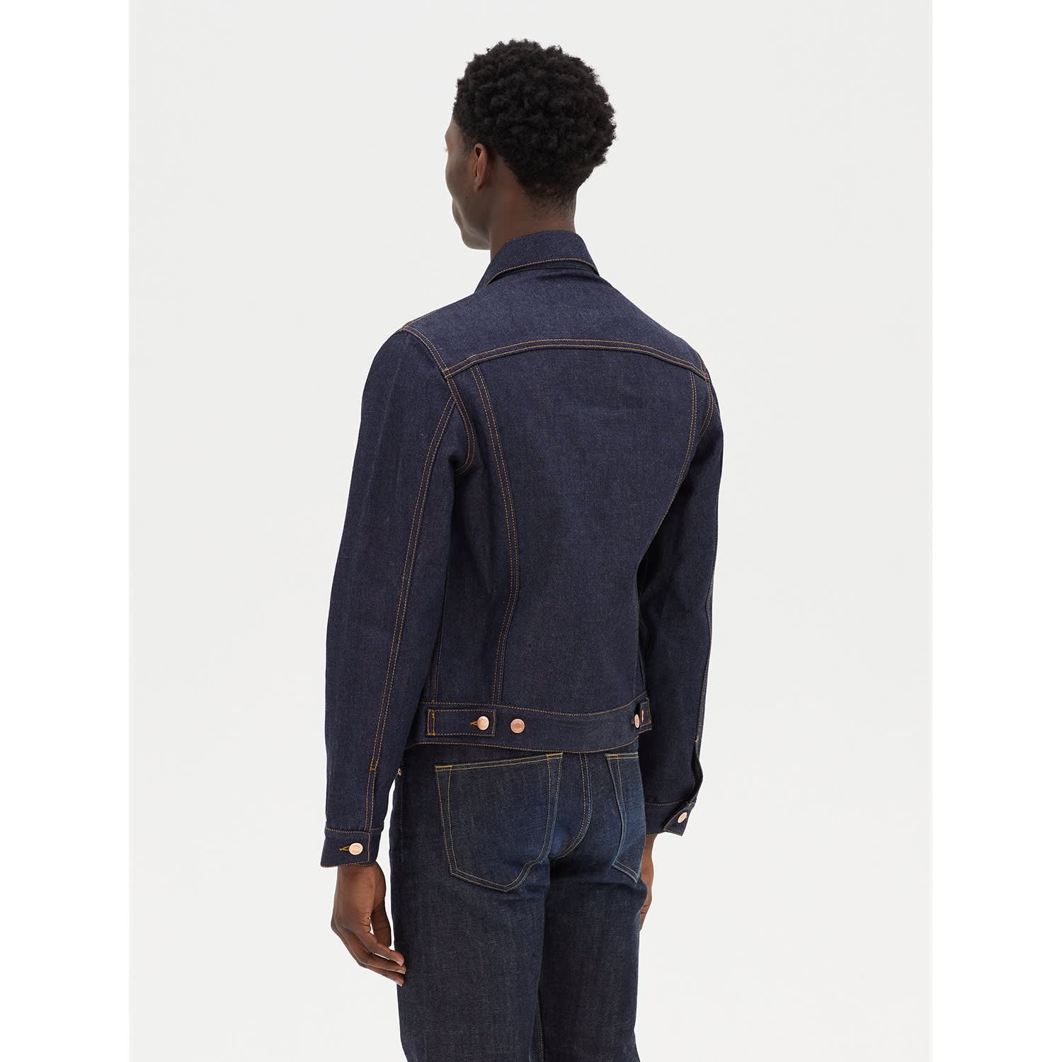 Ijji Raw Denim Work Jacket in Indigo at General Store