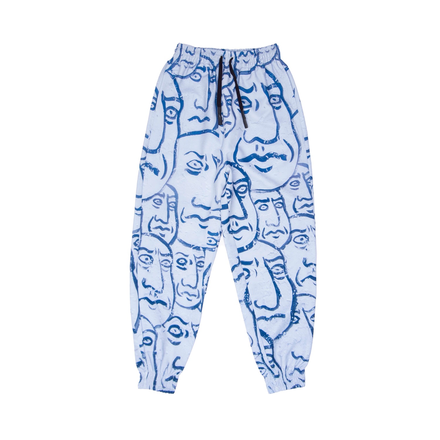 Cargo Pants In Blue With Blue Pattern Design W, mysimplicated