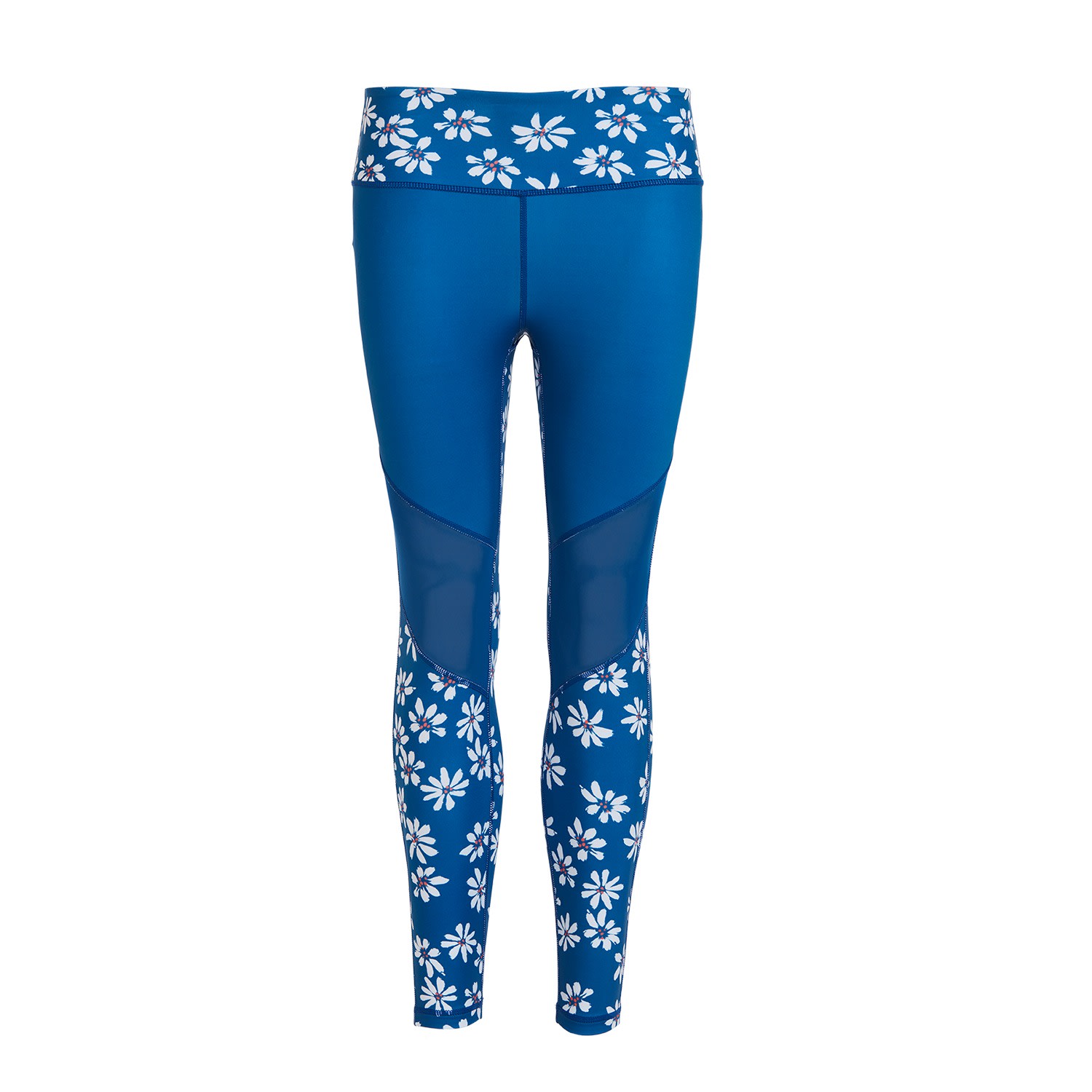 Women’s Blue Daisy Gym Leggings Xxs Perky Peach