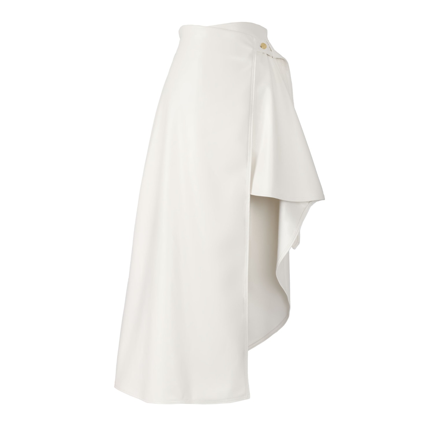 papier Wrapped skirt/White and black