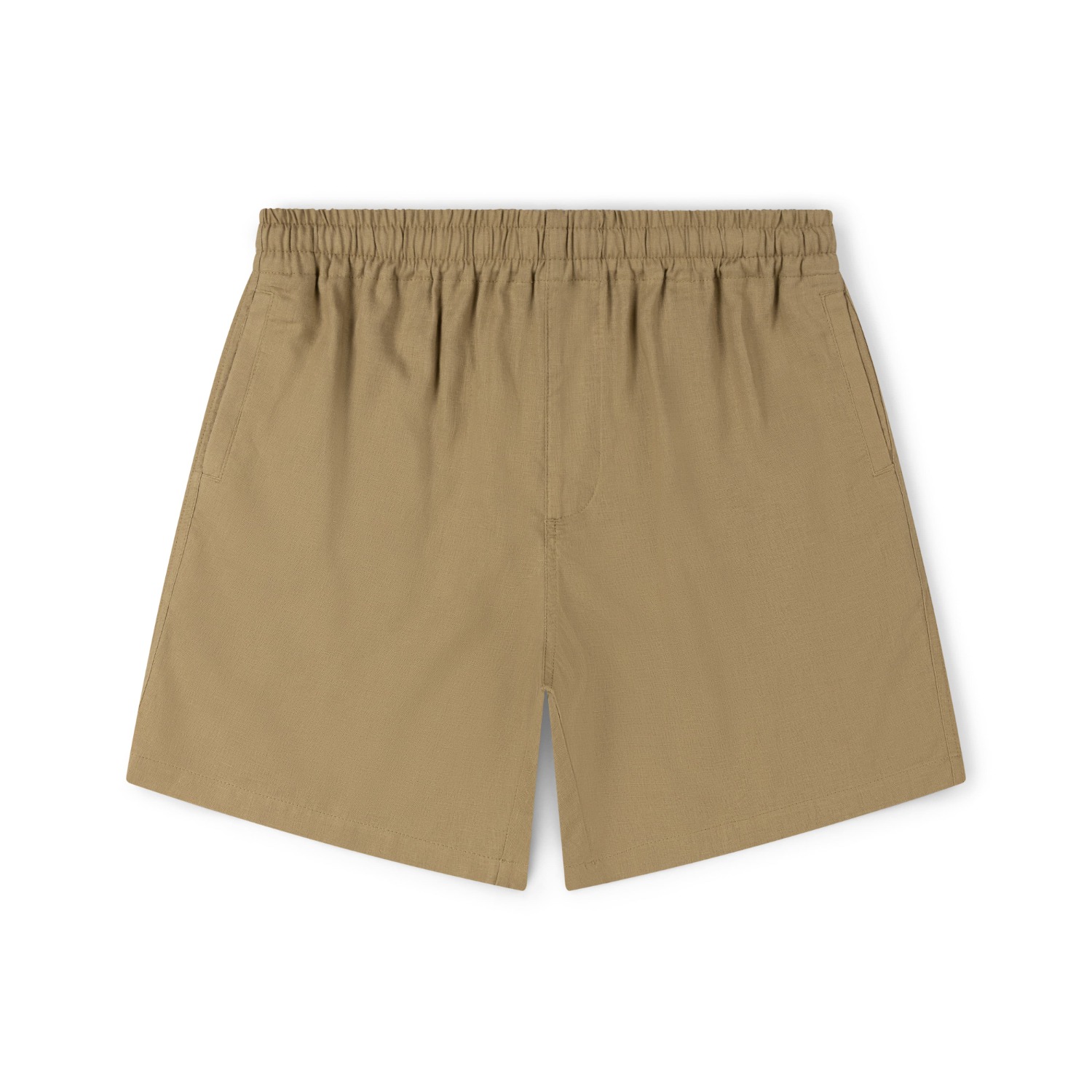 Marame Men's Linen Blend Shorts - Barley Green In Animal Print