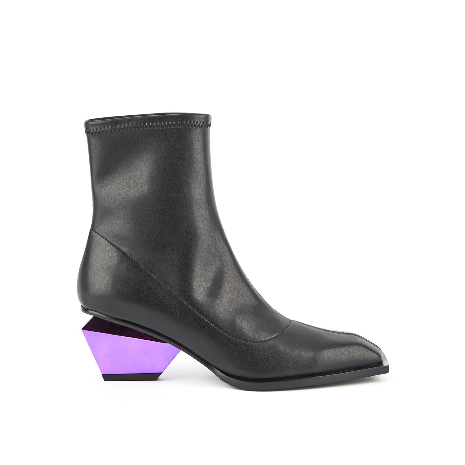 Women’s Black / Pink / Purple Jacky Bootie - Black 4 Uk United Nude