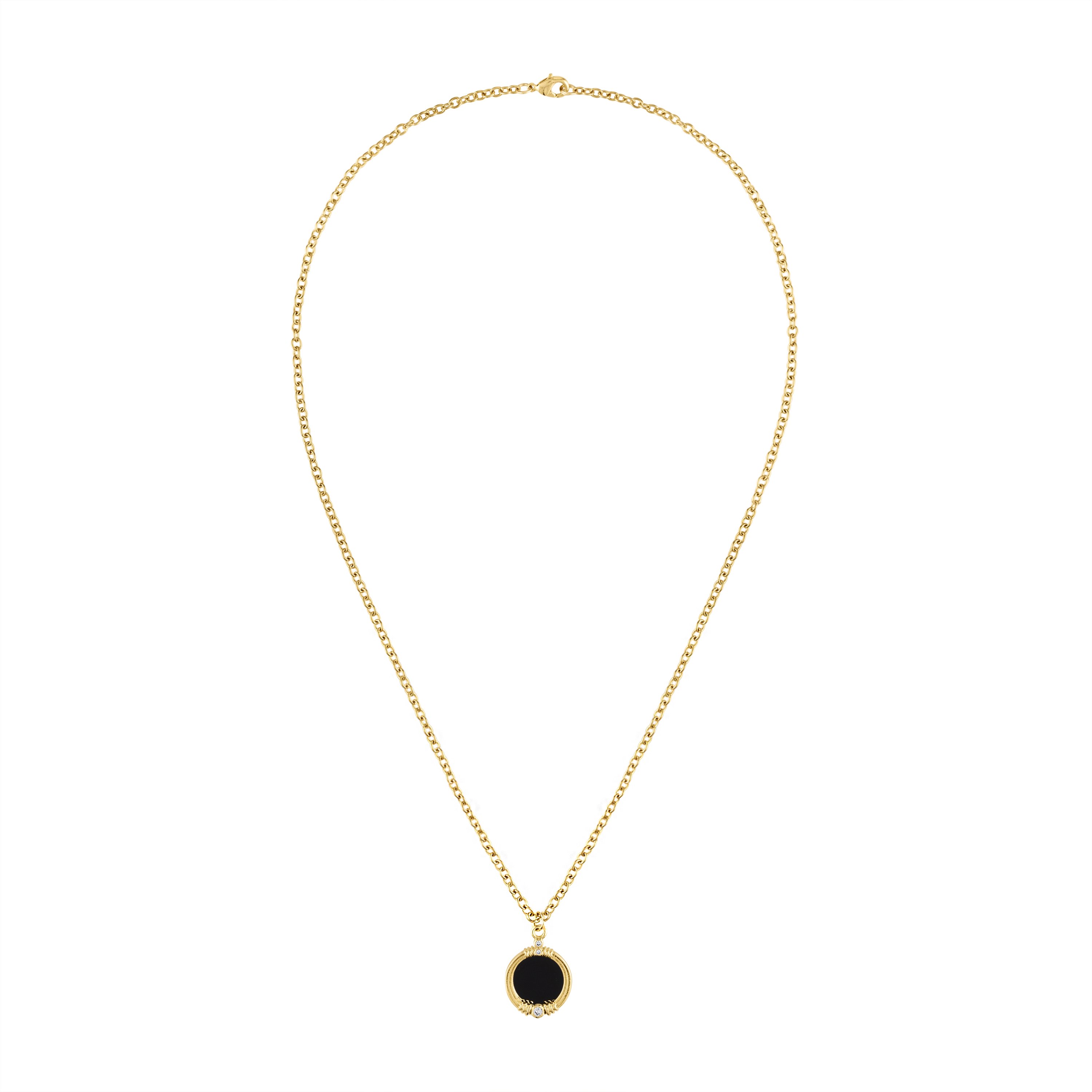Women’s Black Karina Pendant Necklace Olivia Le