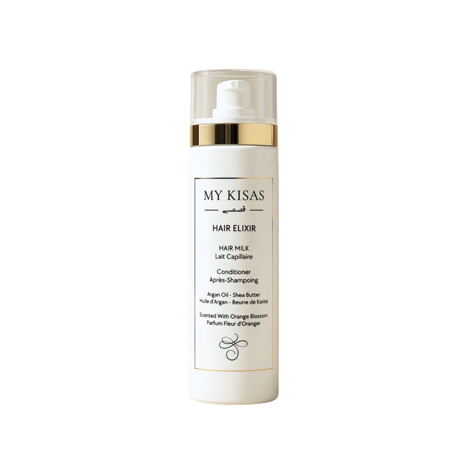 My Kisas White Hair Milk - Conditioner With Argan Oil, Sweet Almond, Shea Butter With Orange Blossom In White