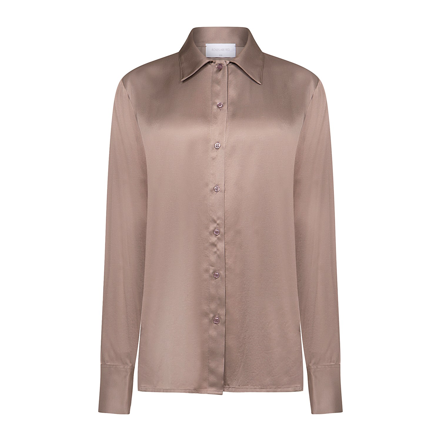 Women’s Brown / Gold / Neutrals The Taupe Shirt S/M Roses are Red