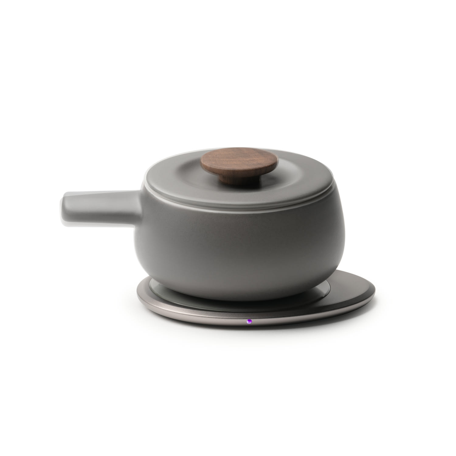 Ohom Grey Fondi Self-heating Fondue Set - Soft Gray