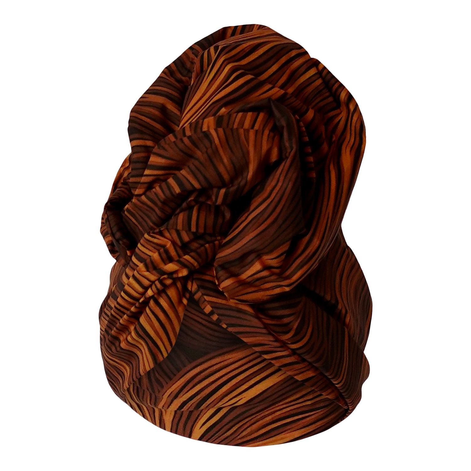 Women's Neutrals / Brown Twisturban Turban Auburn Waves Faux Coiffure | Romer Millinery