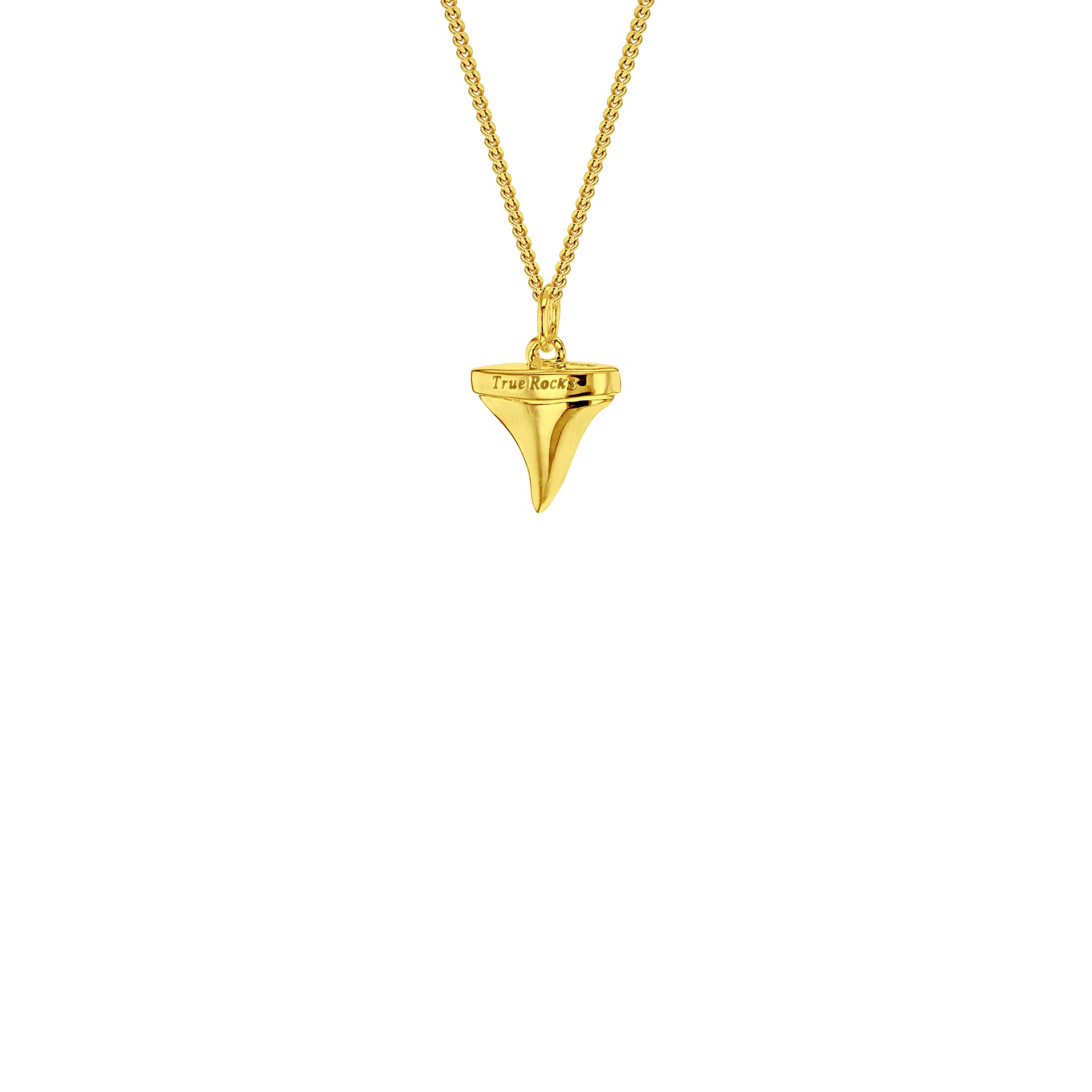 Men’s Mini Sharks Tooth Pendant 18Kt Gold-Plated True Rocks