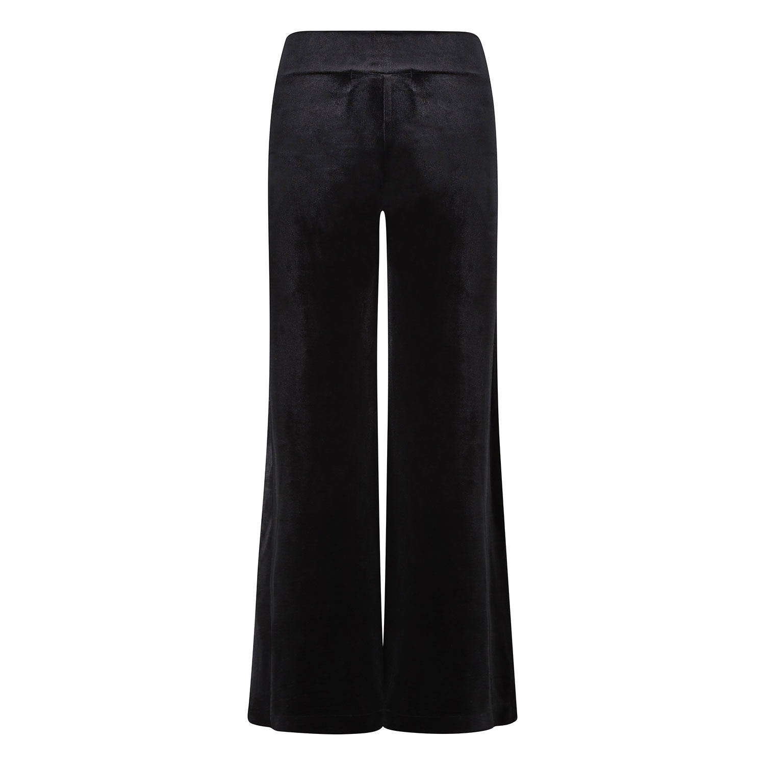 Beatrice Von Tresckow Women's Velvet Wide Flare Trousers - Black
