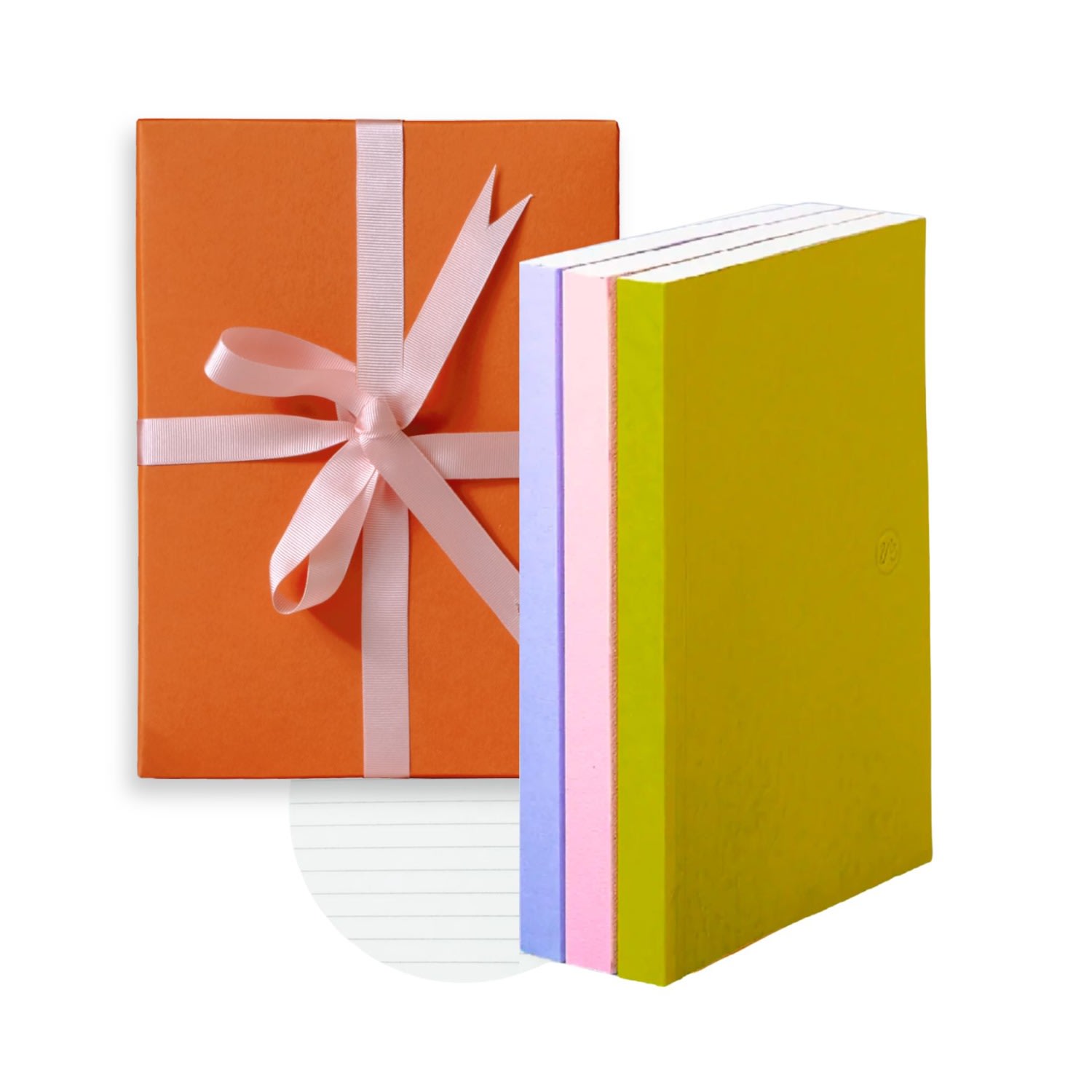 Pastel Notebook Gift Set Of Three - Ruled Paper One Size Papersmiths