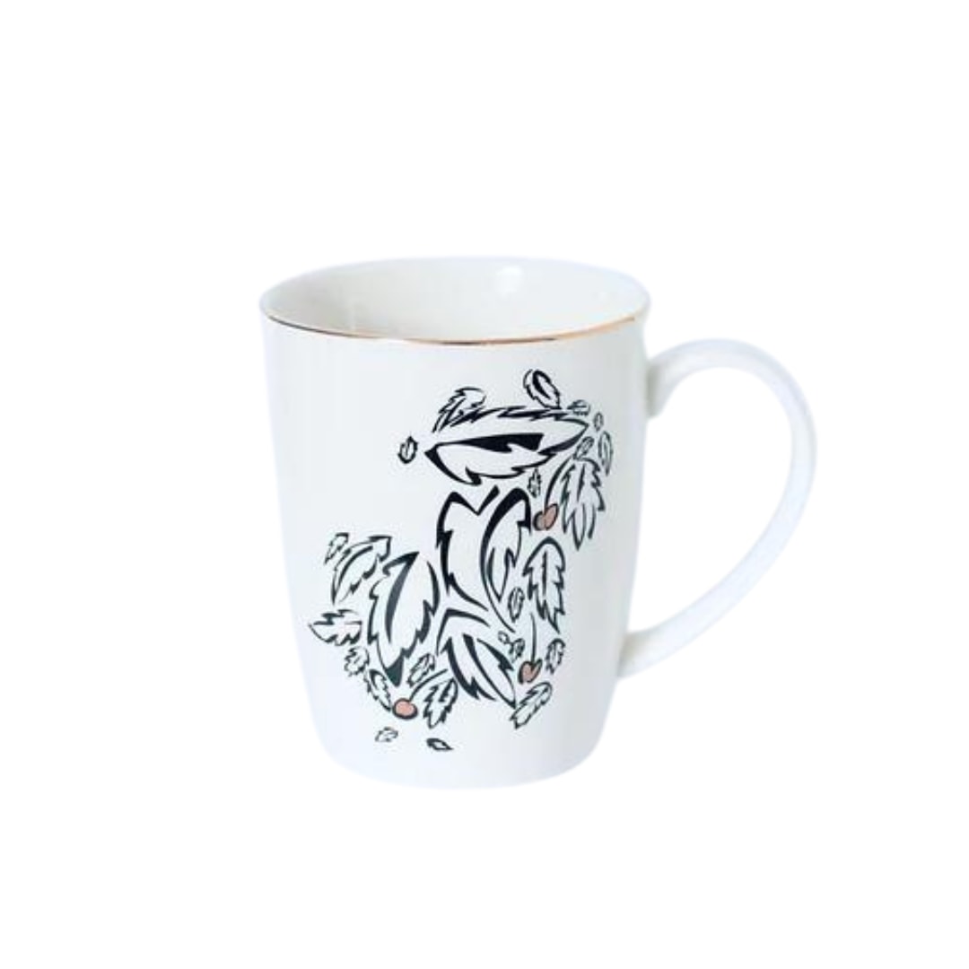 Black Cheshire Mugs Set Of 2 With Giftbox Milly Sands