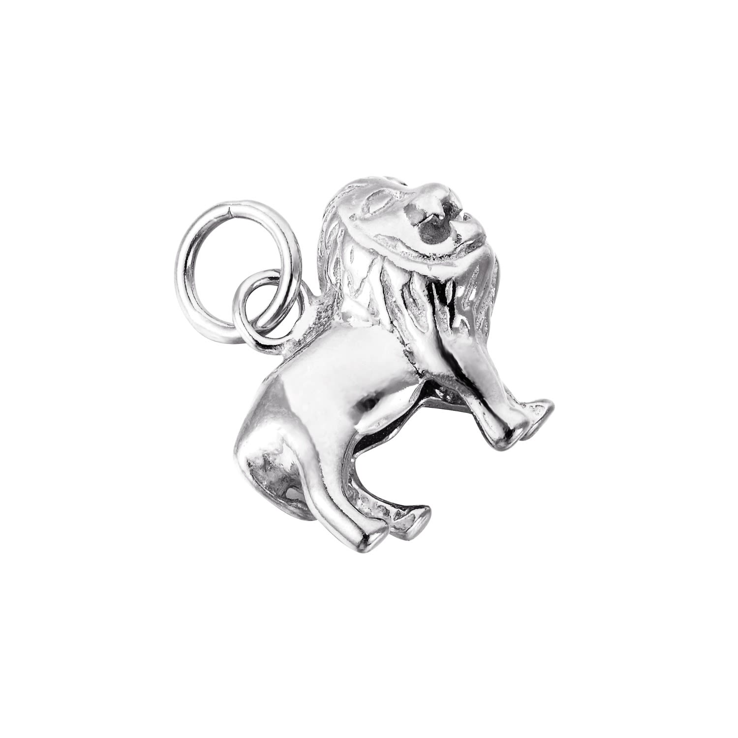 Women’s Ecoated Sterling Silver Lion Pendant Necklace Seol + Gold