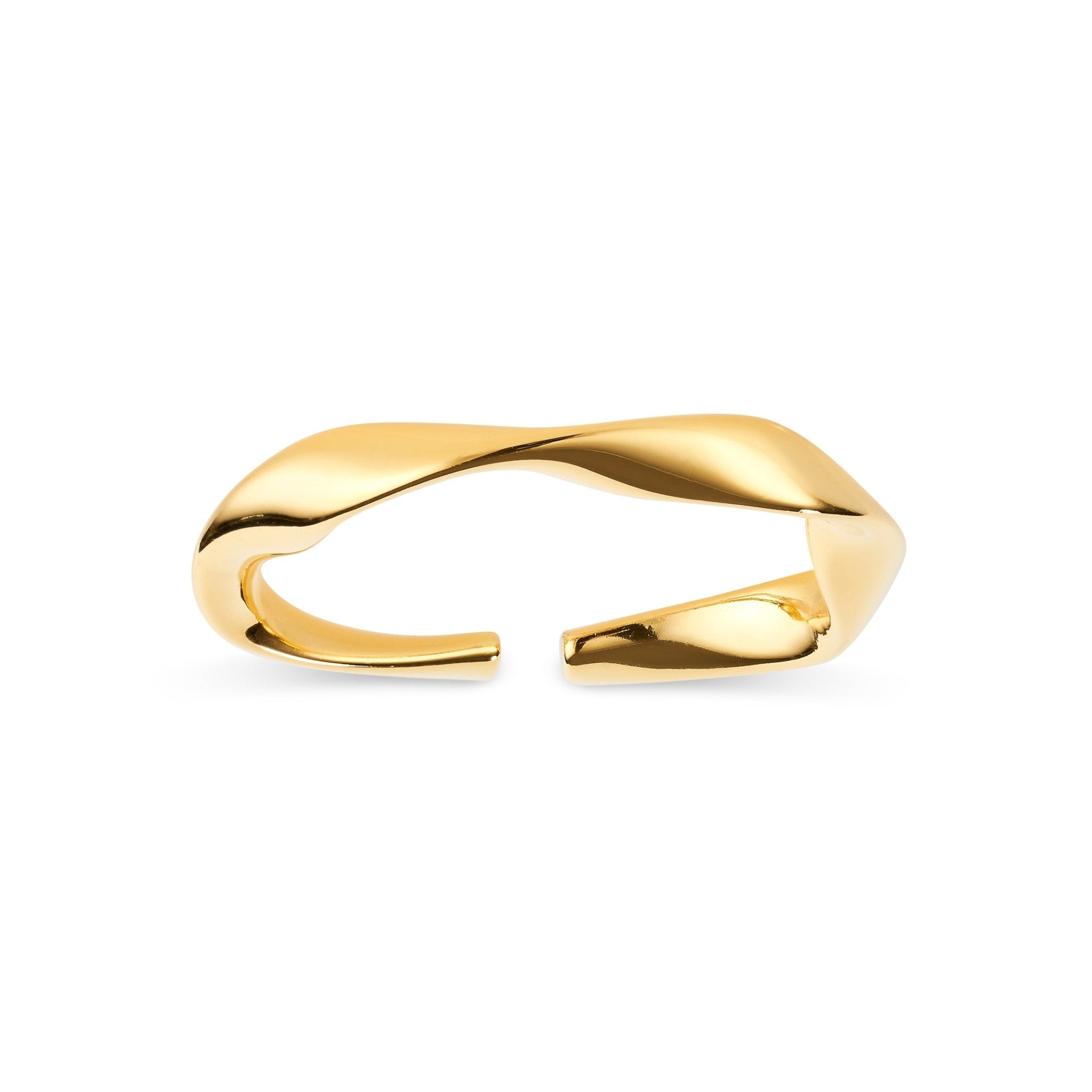 Women’s Gold Stacking Band Ring Elk & Bloom - Everyday Fine Jewellery