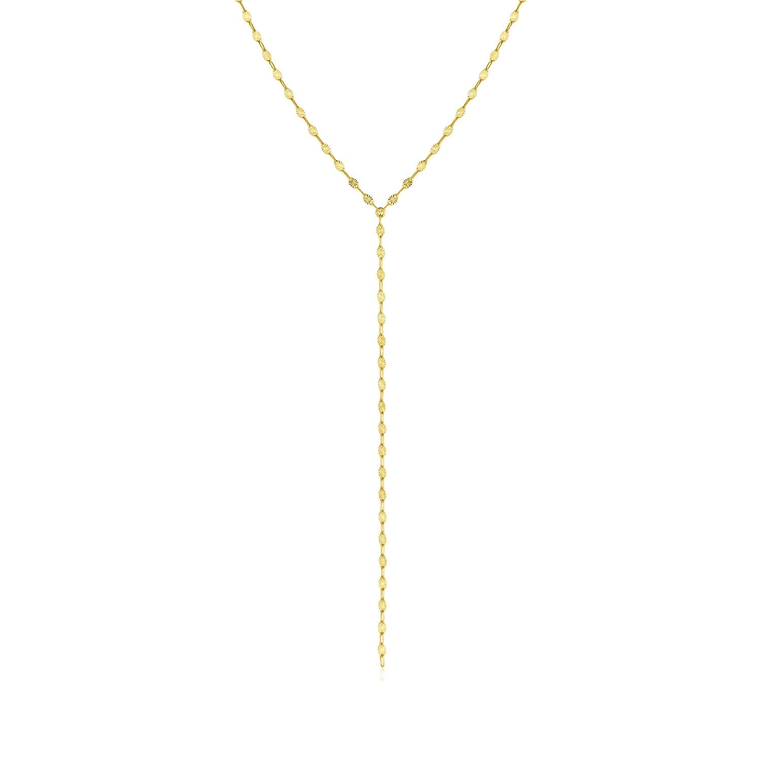 Women's Gold Rio Lariat Necklace | Set & Stones