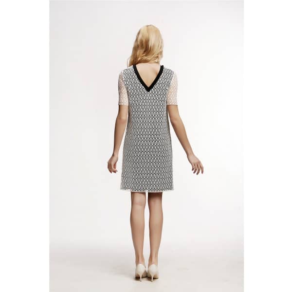 Rumour London Donna Lace Overlay Dress Sheer Sleeves In Overlay