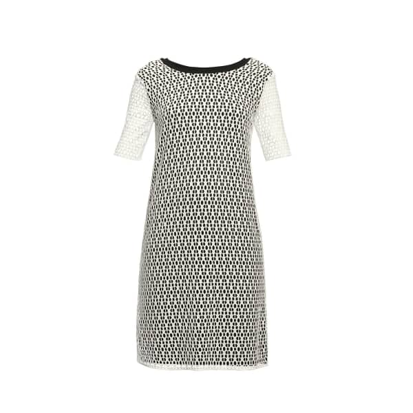 Rumour London Donna Lace Overlay Dress Sheer Sleeves In Overlay