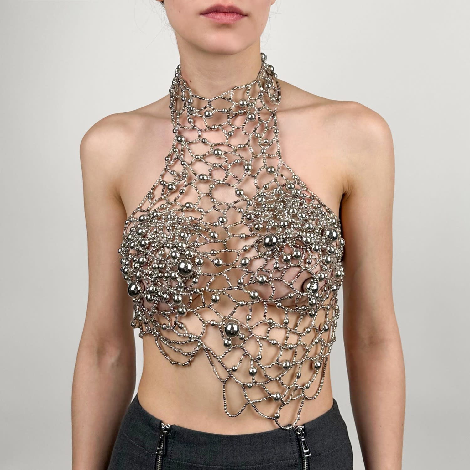 トップス meltthelady beads open tops MELTTHELADYメルトザレディ♥fleur open tops