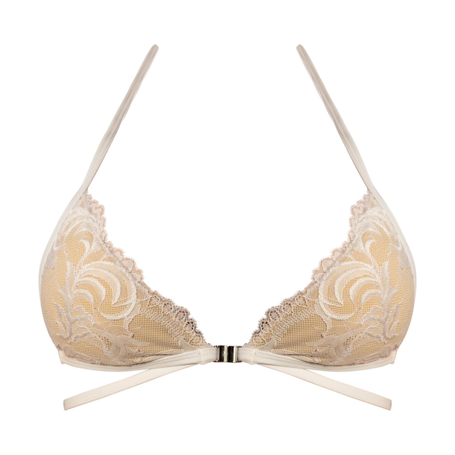 Ivy Swimwear Women's Lana In White Lace Bikini Top