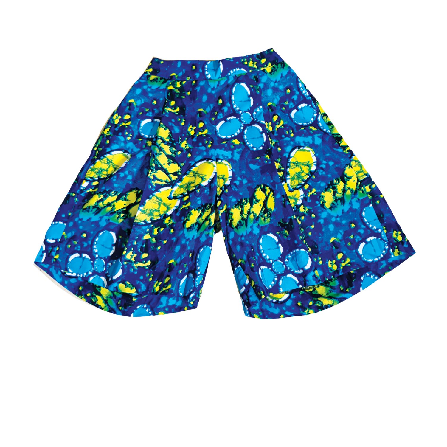 Chuks Collins Women's Blue / Green Ajah Collection-adire Allure Shorts