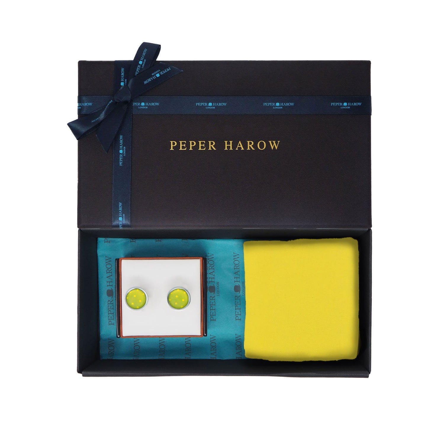 Peper Harow - Made In England Classic Sunshine Men's Cufflink Gift Box