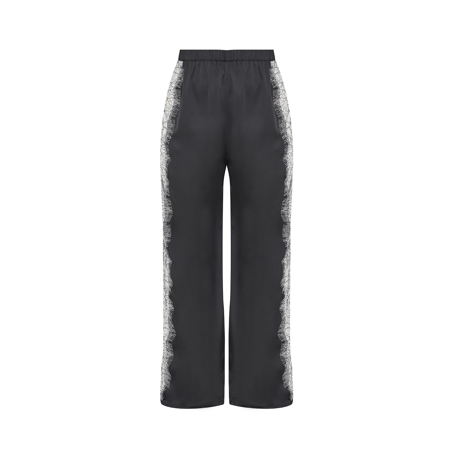 好評 Black - Pants Detailed Lace & Wolf | 8 Avenue | Lace White パンツ