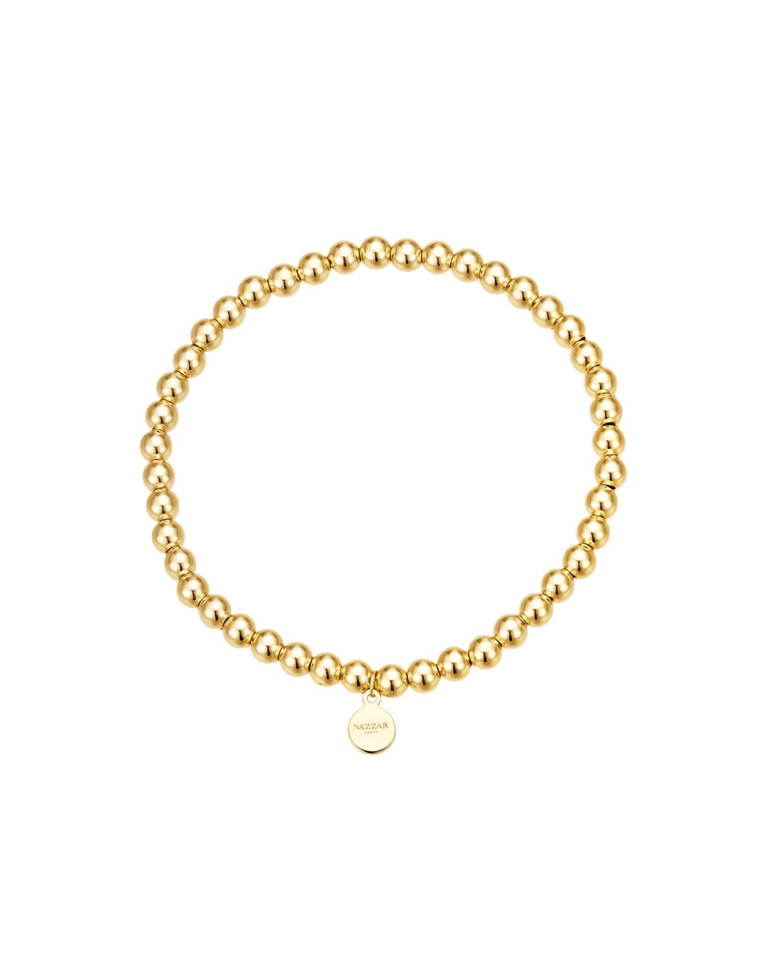 Nazzar Women's Gold Beaded Stretch Bracelet In Gold