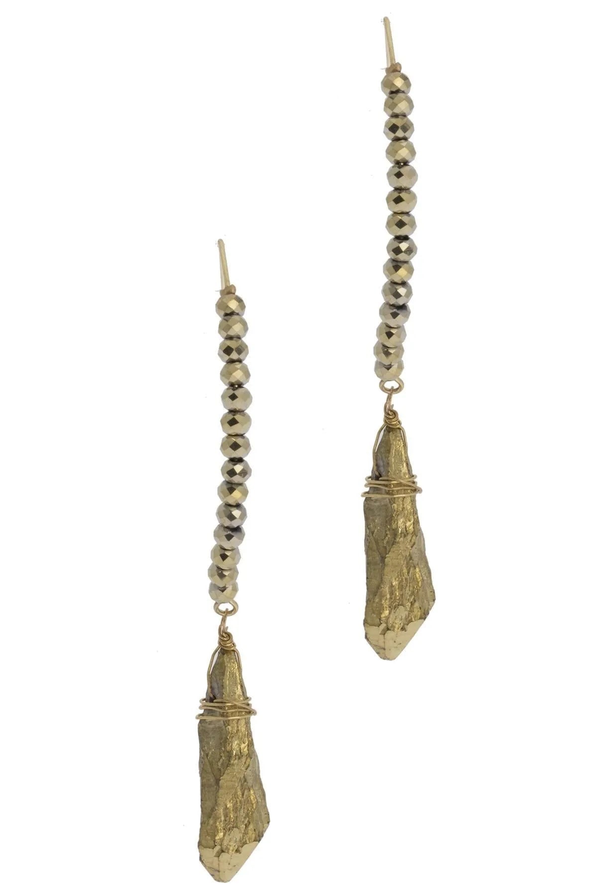 Saachi Women's Green Unique Threader Earring