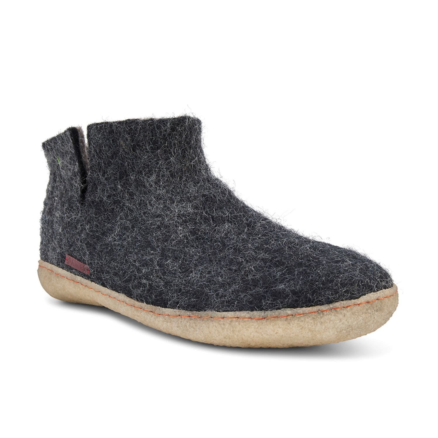 Betterfelt Men's Classic Boot - Black With Natural Crepe Rubber Sole In Black