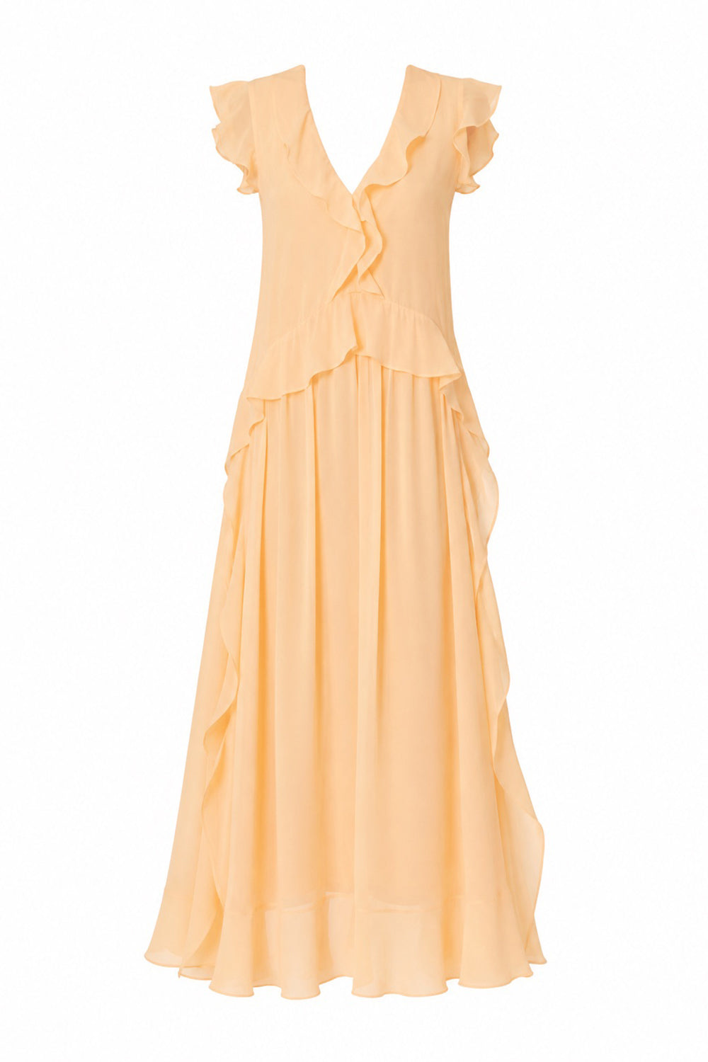 Women's Orange / Neutrals Cameron Maxi Dress
