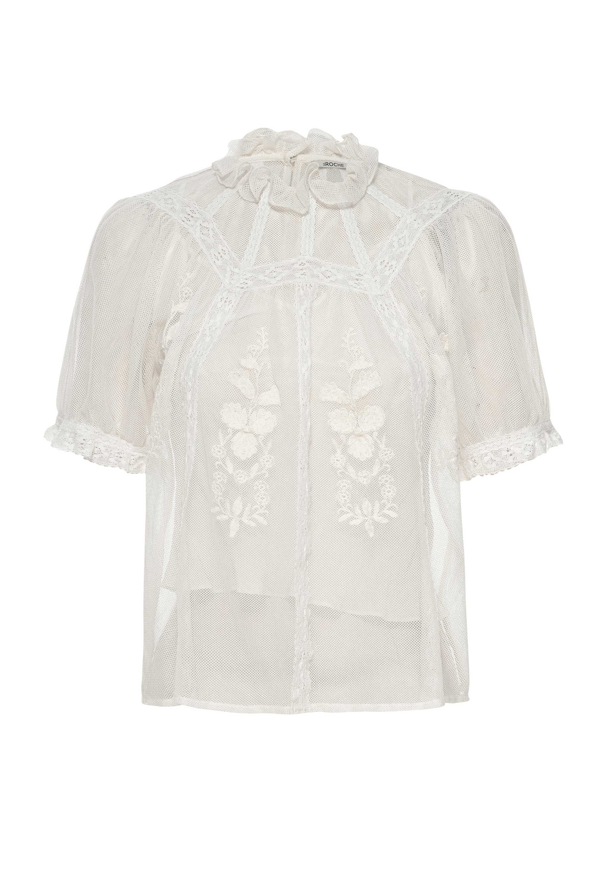 Women’s White Leith Top - Milky Xxxs St. Roche