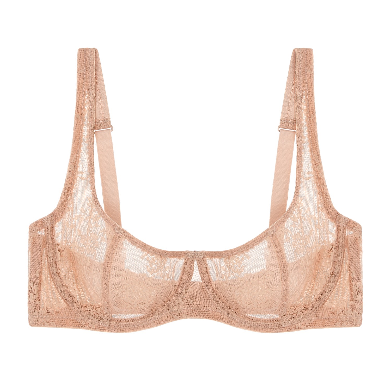 Women's Neutrals Romy Demi Bra Amande