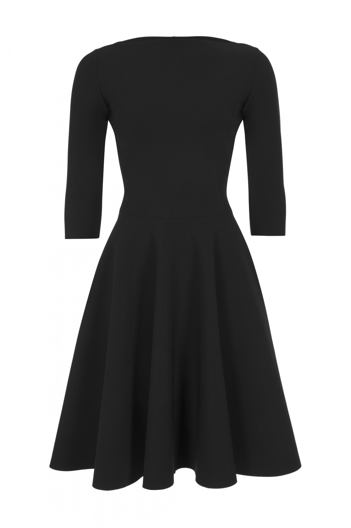Sdress Women's Black / Blue / Red Danielle Flared Comfortable Dress In Black/blue/red